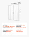 VEVOR Semi-frameless Shower Door - Image 7