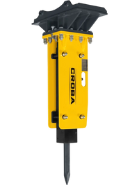 300ft-lbs  Hydraulic Mini Skid Steer Concrete Breaker Hammer Attachment
