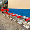 32" Portable Sawmill (5 x Blades Included),  420cc 15HP E-Start Gasoline Engine,  26.5" Board Width,  20' Track Length (13' Track Length + 6.4' Track Extension Included) ,  SM-32