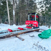 32" Portable Sawmill (5 x Blades Included),  420cc 15HP E-Start Gasoline Engine,  26.5" Board Width,  20' Track Length (13' Track Length + 6.4' Track Extension Included) ,  SM-32