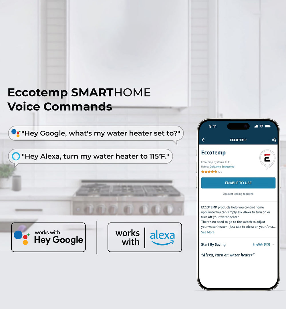 Eccotemp SH22-NG SmartHome Tankless Water Heater Natural Gas 6.8 GPM Outdoor Wi-Fi Open Box