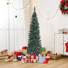 Snowy Artificial Pencil Christmas Tree with Pine Cones-5 ft - Gallery View 1 of 10