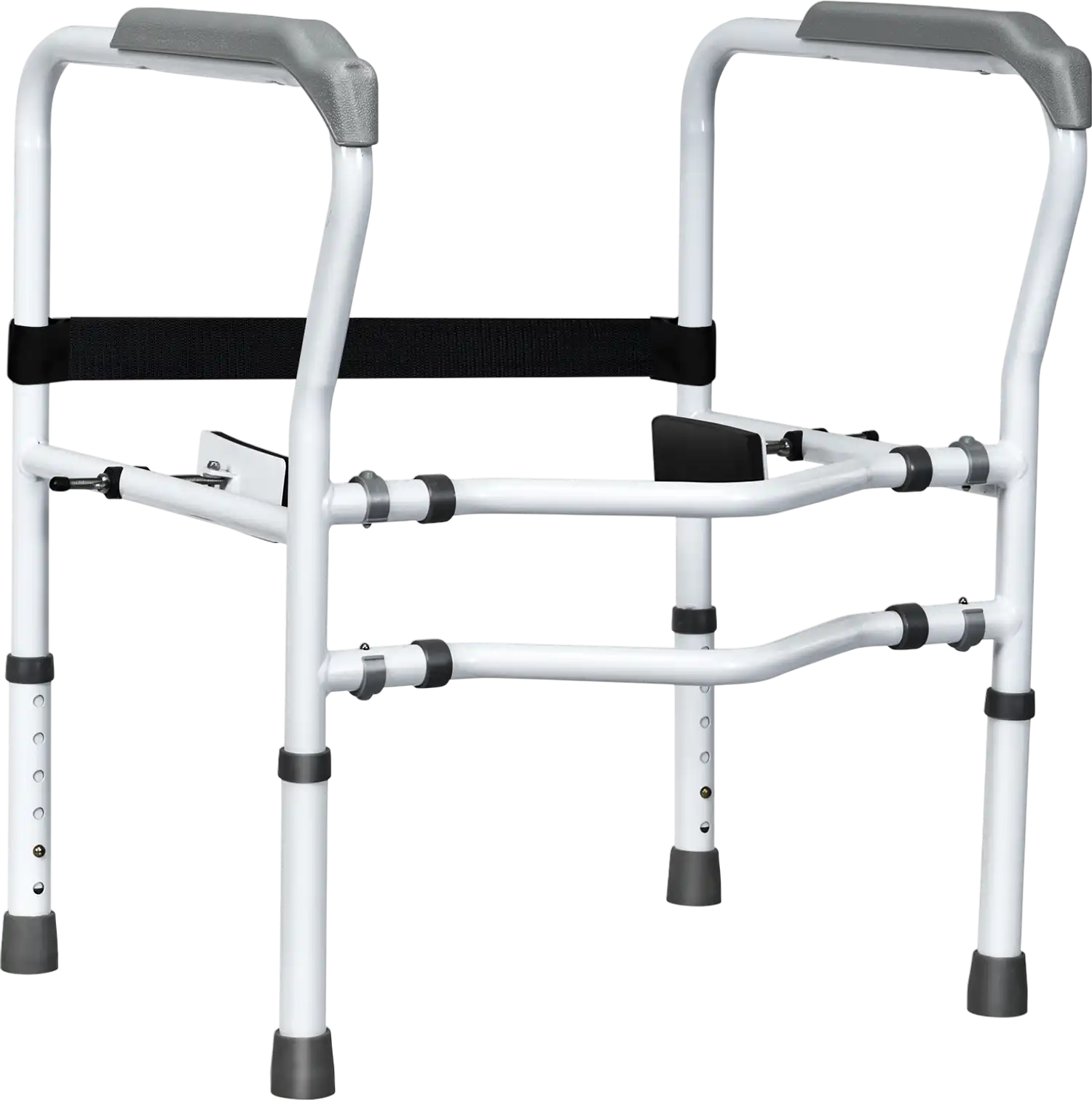 Costway Steel Safety Toilet Rail Fixable Clamp Bath Seat 68349217 New