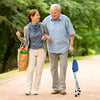 Lightweight Adjustable Folding Cane Seat with Light-Blue - Gallery View 1 of 10