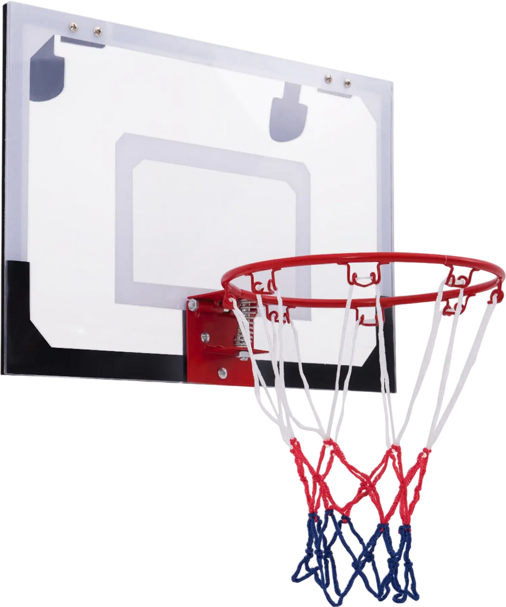Over-The-Door Mini Basketball Hoop Includes Basketball and 2 Nets