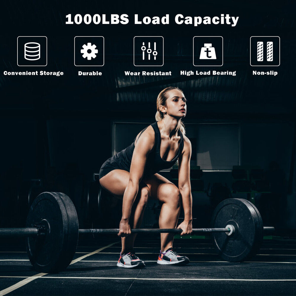 1000 lbs weight lifting barbell with knurled handles, chrome finish, and durable steel for effective workouts.
