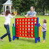 Jumbo 4-to-Score Giant Game Set with 42 Jumbo Rings and Quick-Release Slider-Blue - Gallery View 1 of 10