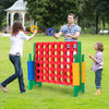 Jumbo 4-to-Score Giant Game Set with 42 Jumbo Rings and Quick-Release Slider-Green - Gallery View 1 of 11