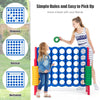 Jumbo 4-to-Score giant game set with 42 rings, perfect for outdoor parties and improving motor skills.