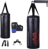 5 Pieces 40Lbs Filled Punching Boxing Set with Jump Rope and Gloves