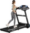 Folding treadmill with 2.25HP motor, wide running belt, and LED touch display for a stylish workout experience.