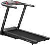 Folding treadmill with 4.75 HP motor, 51" x 18" running area, and touch screen control for efficient workouts.