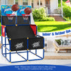 Kids arcade basketball game set featuring dual hoops, sturdy PVC construction, and 4 basketballs for indoor and outdoor.