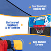 Kids arcade basketball game set featuring a shatterproof backboard, tear-resistant net, and safe rounded corners for.