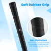 Close-up of the soft rubber grip on the Junior #7 Iron for kids, featuring a non-slip surface for better control.