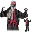 8.2 FT Standing Animatronic Werewolf with Howling Sounds, Red Flashing Eyes and Poseable Arms