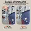 Super Handy GUO138 Hydraulic Drum Lifter for 55 Gal. Drums 550 Lbs Capacity New