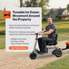 SuperHandy Superhandy 15HP Gas-Powered Stump Grinder with Electric Start, 420cc Engine, Sweep Function, Adjustable Angled & Foldable Handle, 8 Tungsten Carbide Teeth