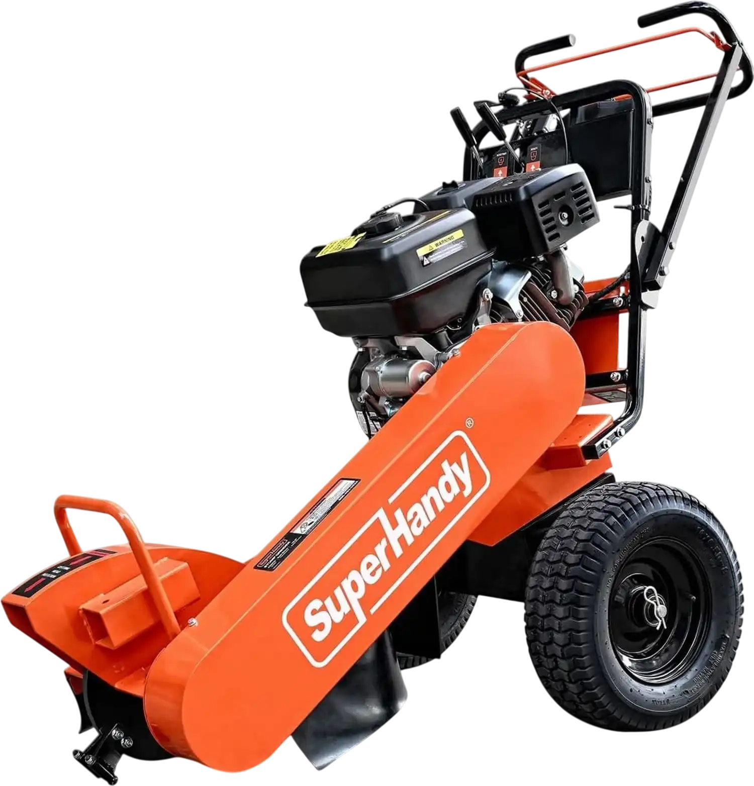 Super Handy GUO152 Stump Grinder 15 HP 420cc Gas Powered Sweep Function Electric Start New