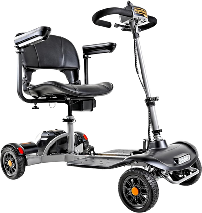 Super Handy GUT204 Passport Flex Mobility Scooter 4-Wheel Foldable 3.7 MPH 6 Mile Range 48V New