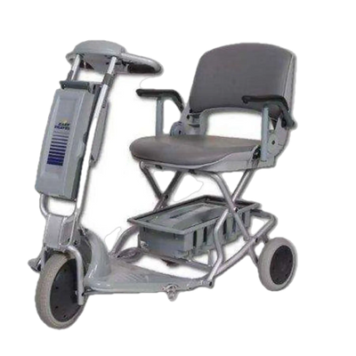 Tzora TZELITE  Elite Portable Compact Lightweight Folding Mobility Scooter Grey New