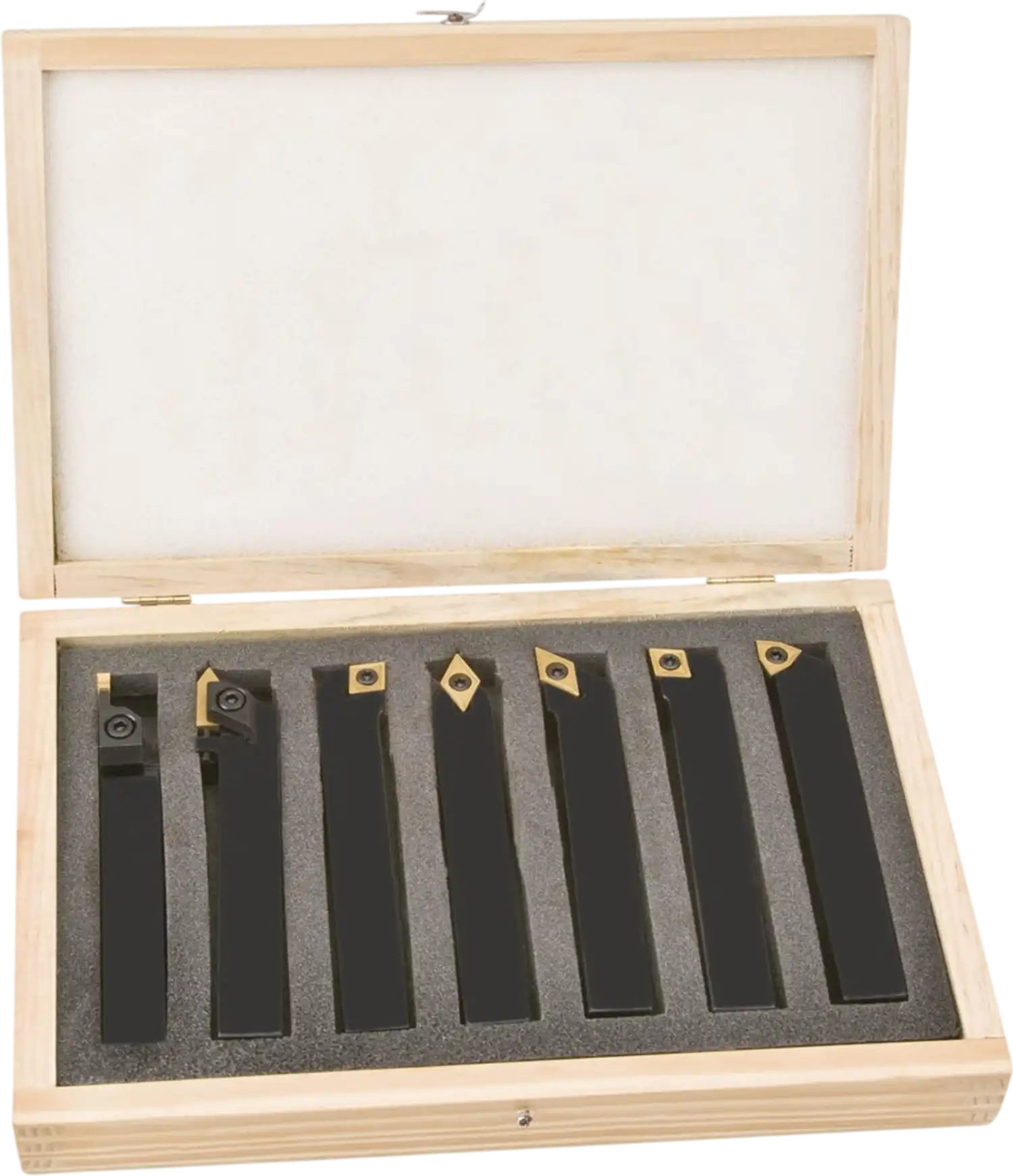 Grizzly T10295 Tool Bits 7-Piece Indexable Carbide Set 5/8