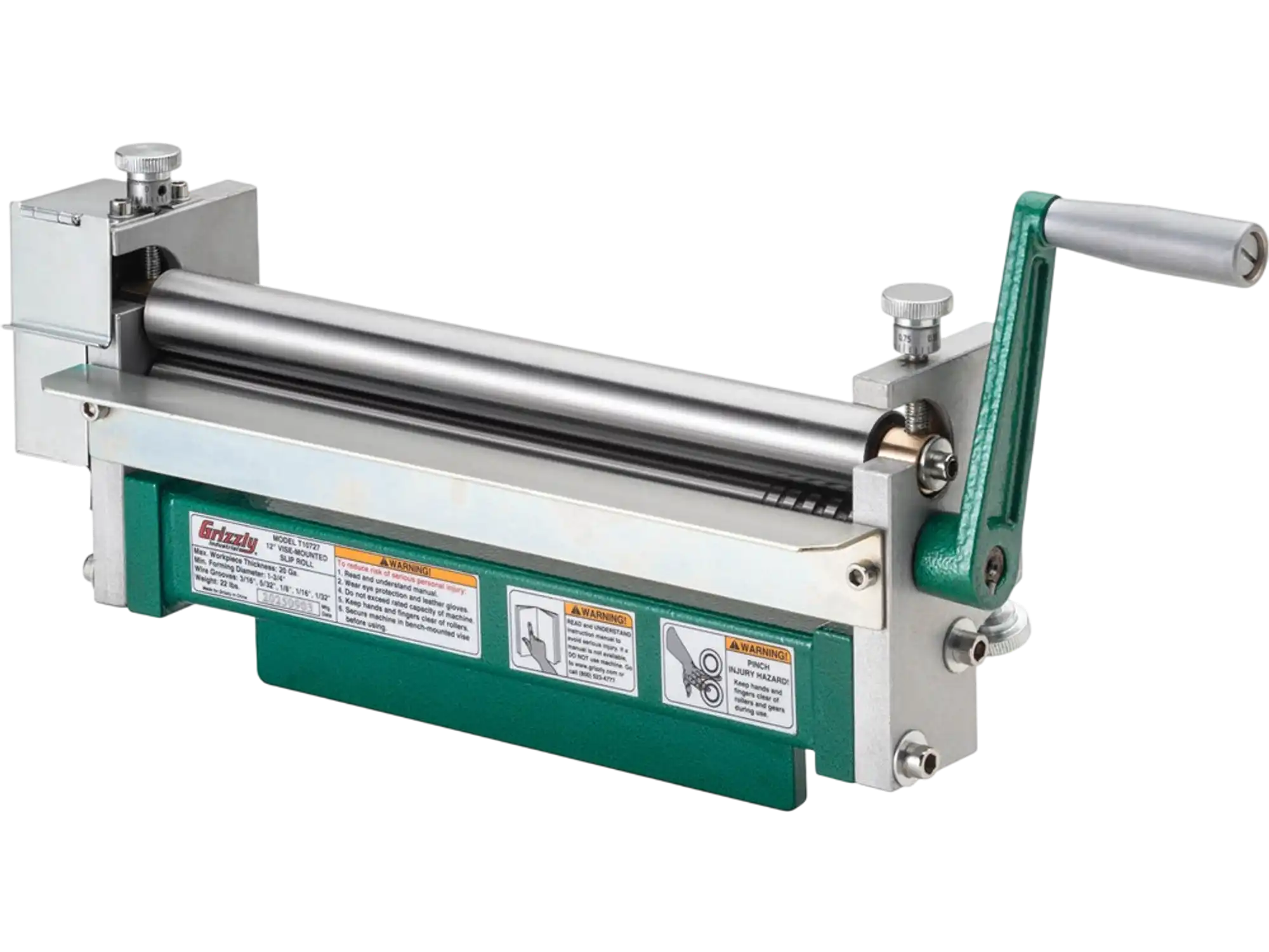Grizzly T10727 Slip Roll Machine 12