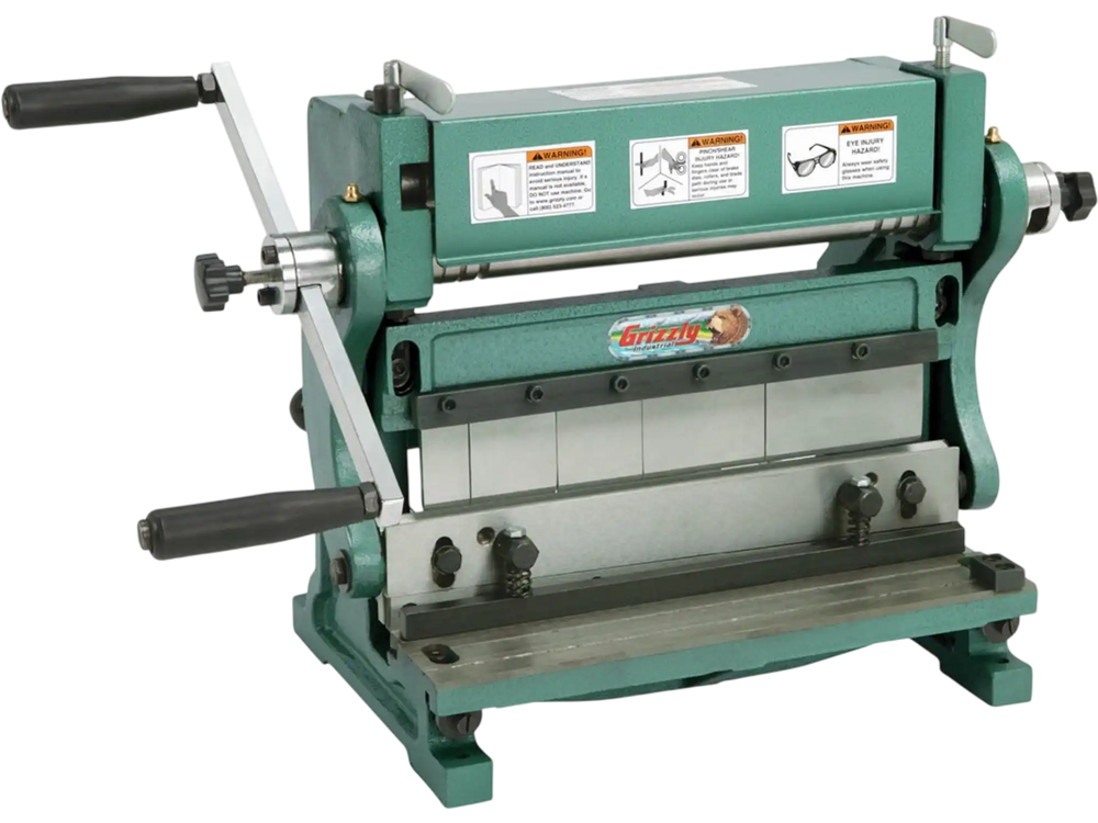 Grizzly T21320 - 12" Combination 3-in-1 Sheet Metal Machine