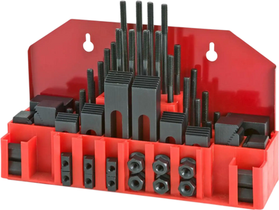 Grizzly T25250 Clamping Kit 58 Pc For 5/16
