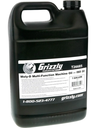 Grizzly T26685 Lubricants Moly-D Multi-Function Machine Oil ISO 32 1 Gallon New