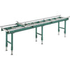 Grizzly T28174 - 14" x 118" Heavy-Duty Roller Table with Work Stop