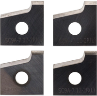 Grizzly T28529 - Upper Flush Trim Blades for G0774 and G0985, 4-Pk.