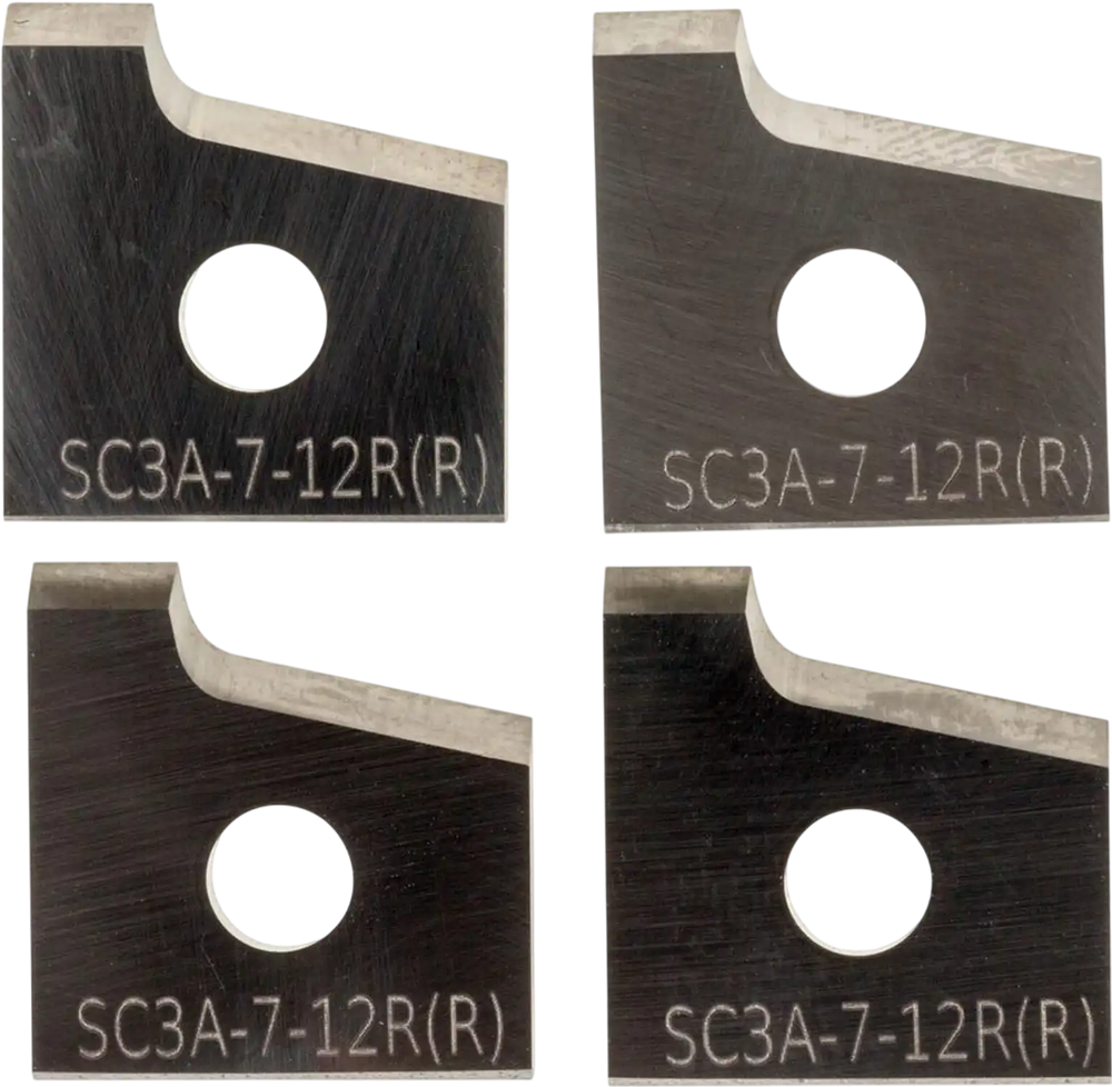 Grizzly T28530 - Lower Flush Trim Blades for G0774 and G0985, 4-Pk.