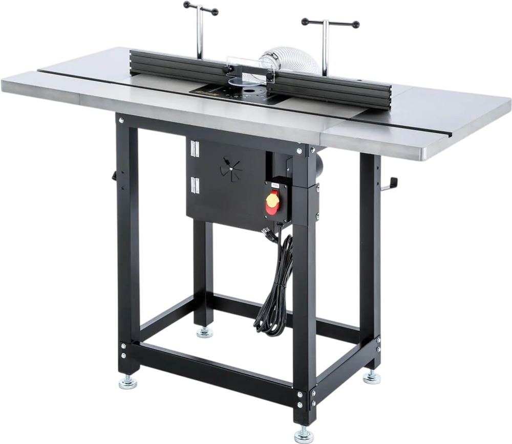 Grizzly T28781 - Router Table with Lift and Cast-Iron Wings