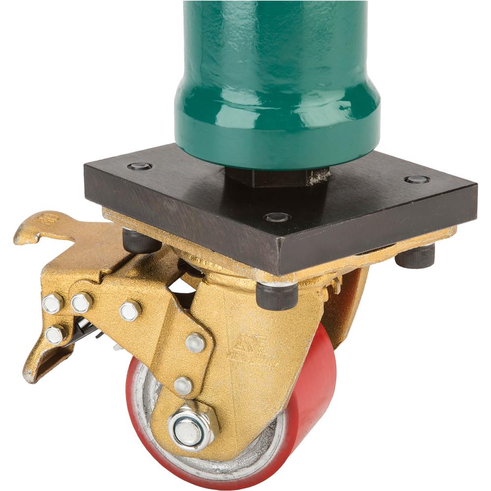 Grizzly T28985 - 30" Welding Table Support Leg with Swivel Caster & Brake