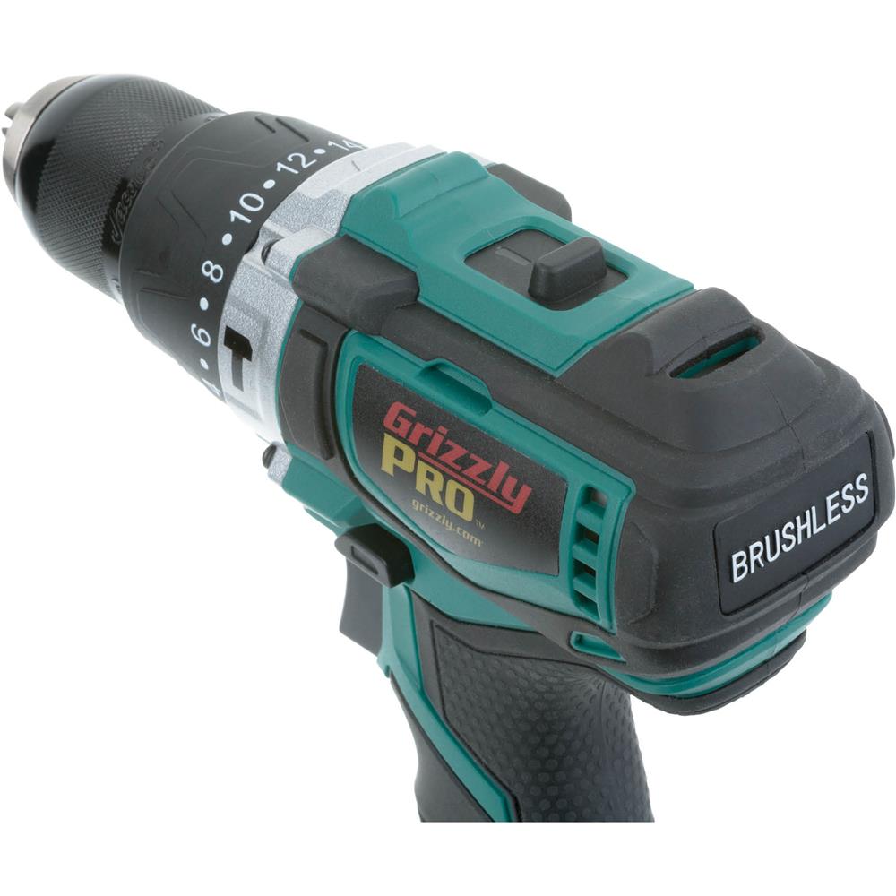 Grizzly PRO T30290X - 20V Hammer Drill Kit with Li-Ion Battery (Charger Not Included)