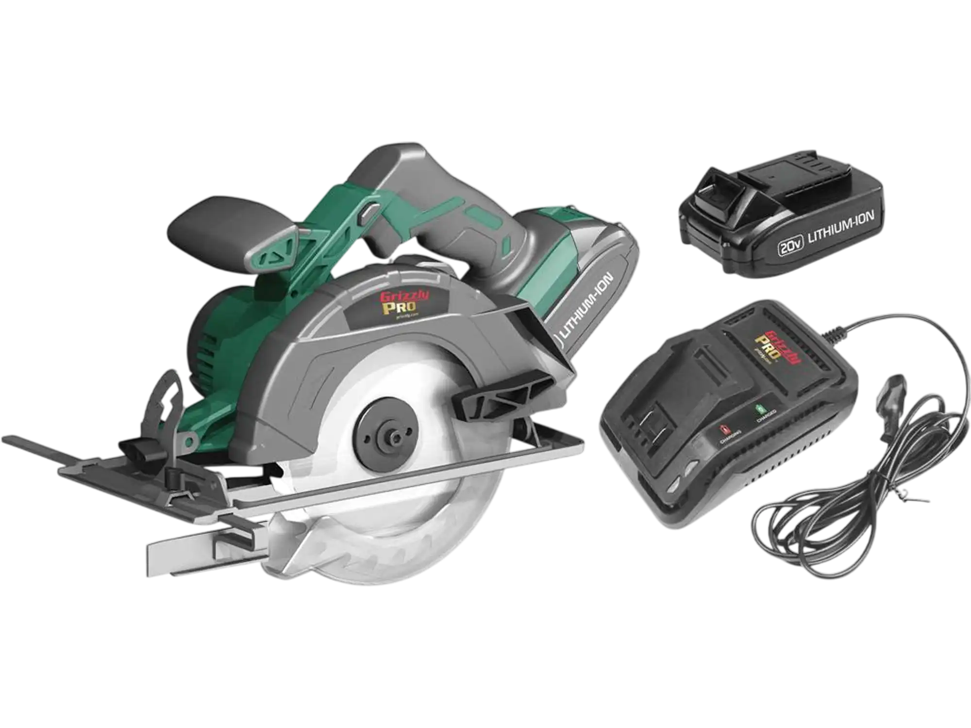 Grizzly T30293X2 Circular Saw PRO 20V 6-1/2
