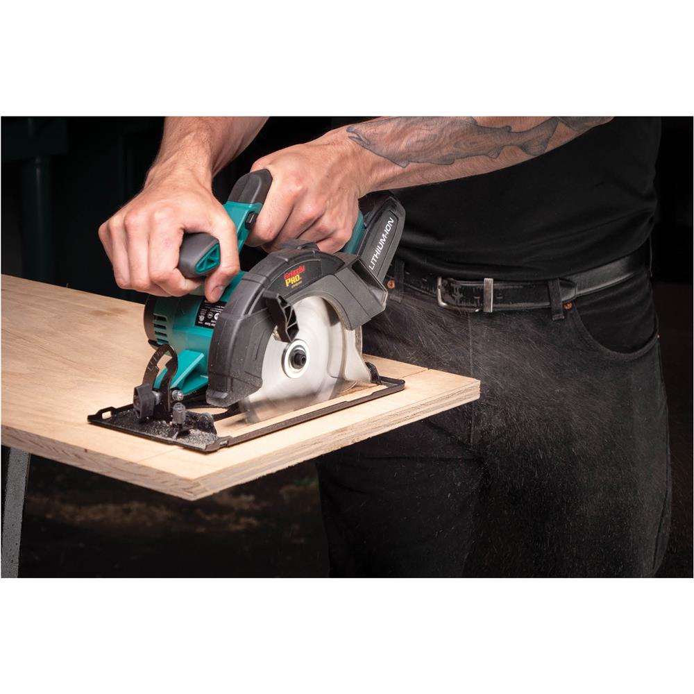 Grizzly PRO T30293X - 20V 6-1/2" Circular Saw Kit with Li-Ion Battery (Charger Not Included)