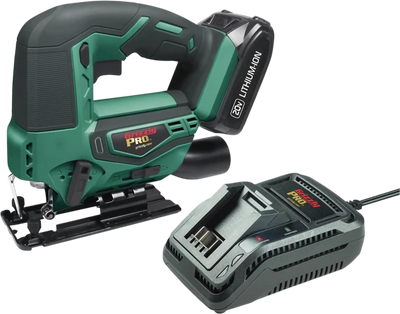 Grizzly T30295X1 Jig Saw PRO 20V Jigsaw Kit w/ 2.0Ah Li-Ion Battery & Charger New