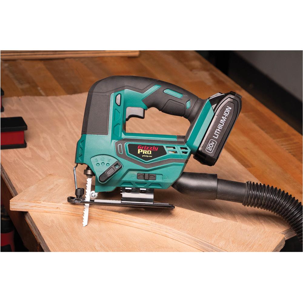 Grizzly PRO T30295X1 - 20V Jigsaw Kit with 2.0Ah Li-Ion Battery & Charger