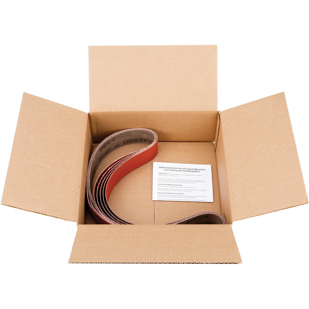Grizzly T31799 - 2" x 48" Ceramic Sanding Belt 80 grit, 5 Pk.