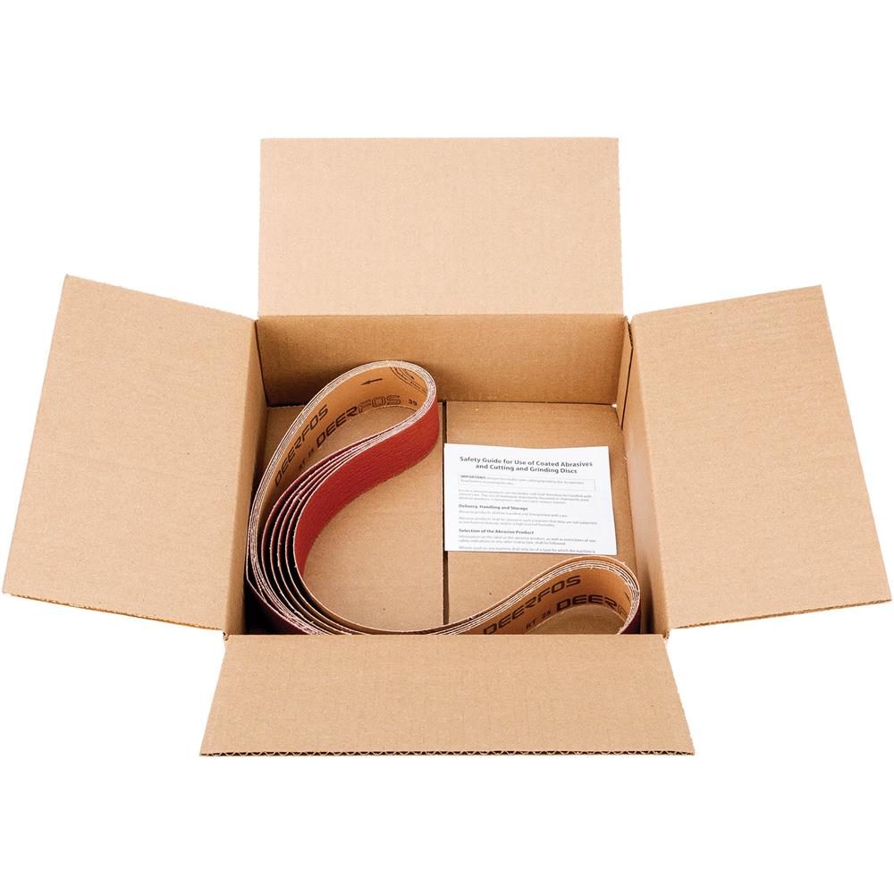 Grizzly T31800 - 2" x 48" Ceramic Sanding Belt 100 grit, 5 Pk.