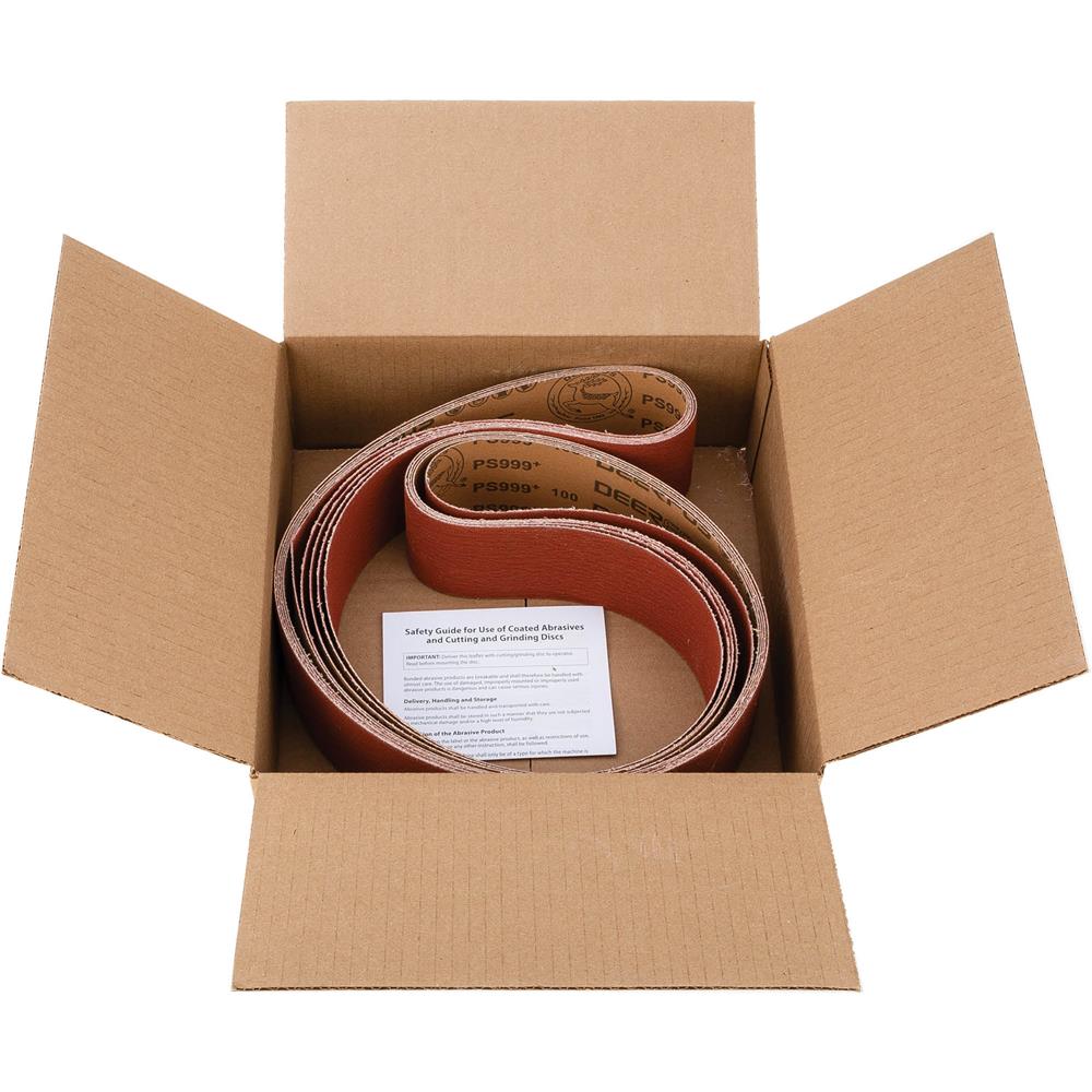 Grizzly T31806 - 3" x 79" Ceramic Sanding Belt 100 grit, 5 Pk.