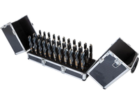 Grizzly T31990 - 33-Pc. M35 Cobalt Silver & Deming Drill Bit Set