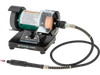 Grizzly T32002 - 3" Variable-Speed Mini Benchtop Grinder/Buffer with Rotary Shaft