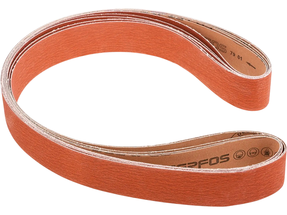 Grizzly T32053 - 2" x 72" Ceramic Sanding Belt, 120 Grit, 5 Pk.