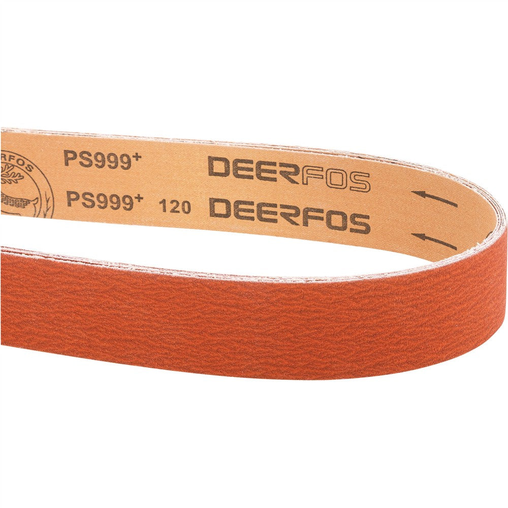 Grizzly T32053 - 2" x 72" Ceramic Sanding Belt, 120 Grit, 5 Pk.