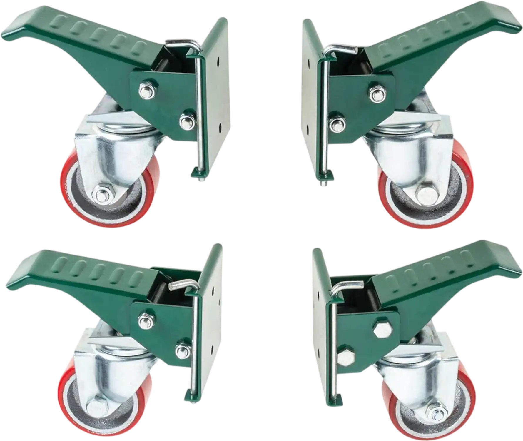 Grizzly T32334 Casters 400 lbs Capacity Workbench Caster Set 4-Pc New
