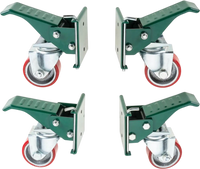 Grizzly T32334 - 400 Lb. Capacity Workbench Caster Set, 4-Pc.