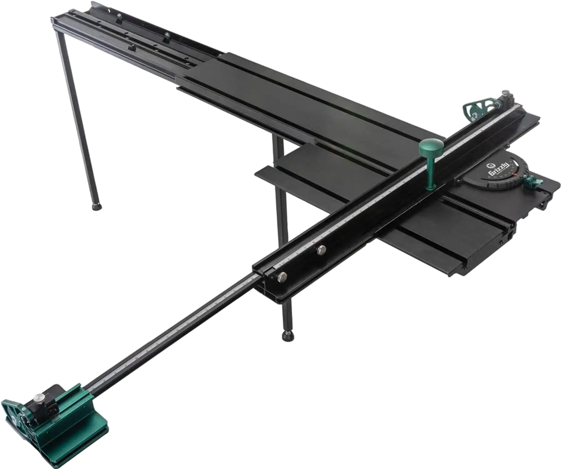 Grizzly T32737 Outfeed Table & Stand Sliding Table Attachment for Table Saws New